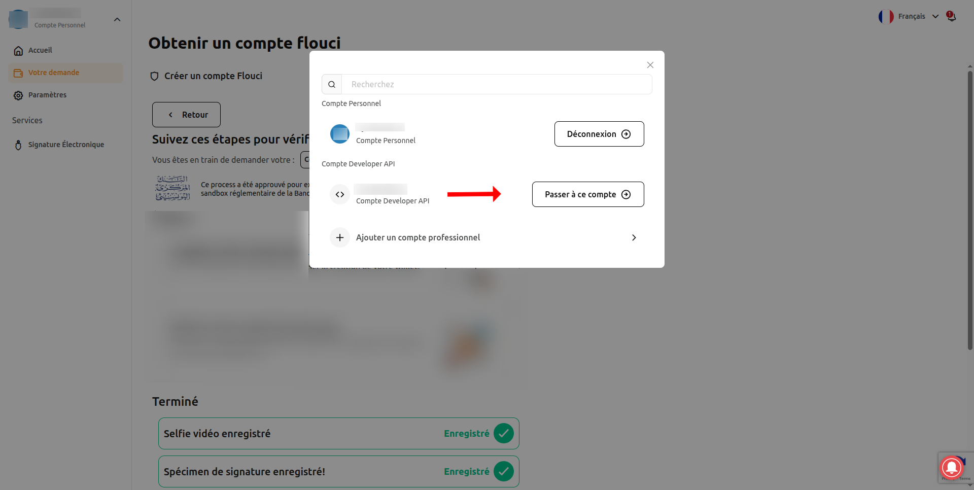 Flouci Developer Login