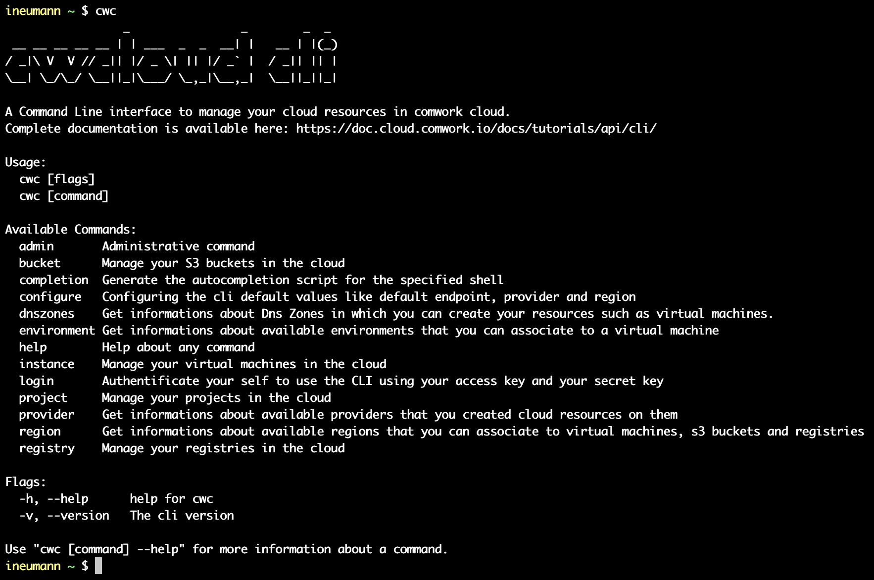 CLI Screenshot
